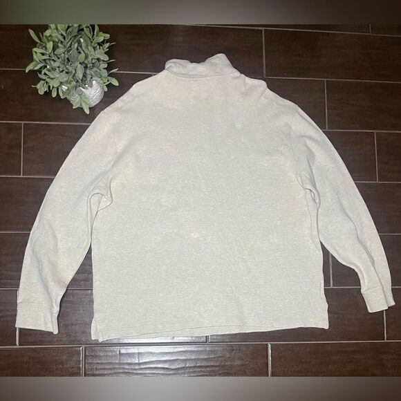 Polo Ralph Lauren oatmeal knit pullover sweater sz XL - Picture 4 of 7